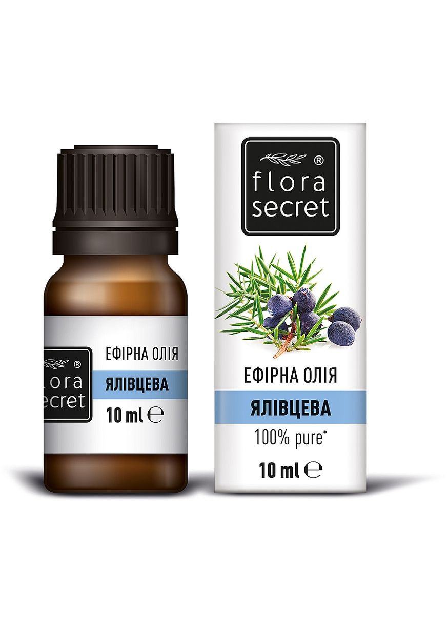 Ефірне масло ялівцю 10ml (58593-26041) Flora Secret (368625162)