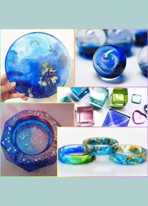 Эпоксидная смола для рукоделия, прозрачный комплект для творчества No Brand (344573468)