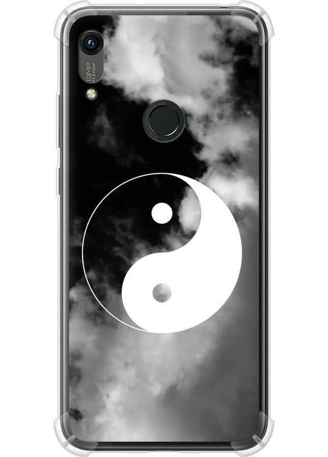 Силикон с усиленными углами чехол 'Инь и Янь' для Endorphone Huawei Y6s (368999446)