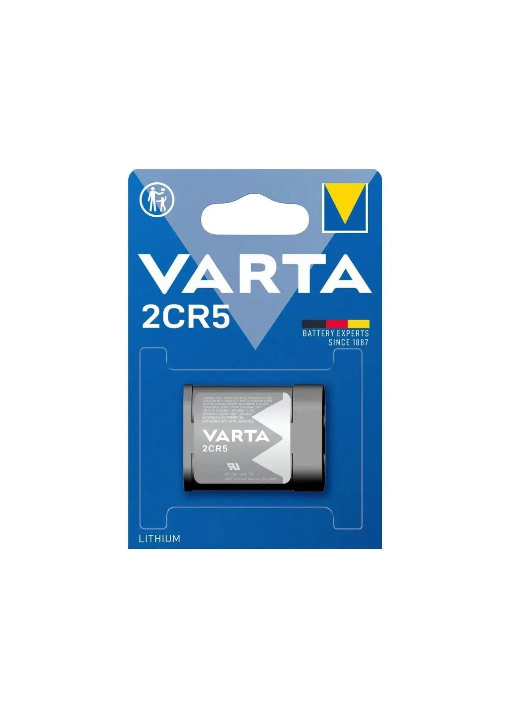 Батарейка литиевая VARTA 2CR5, на блистере 1шт No Brand 4478 (401816817)