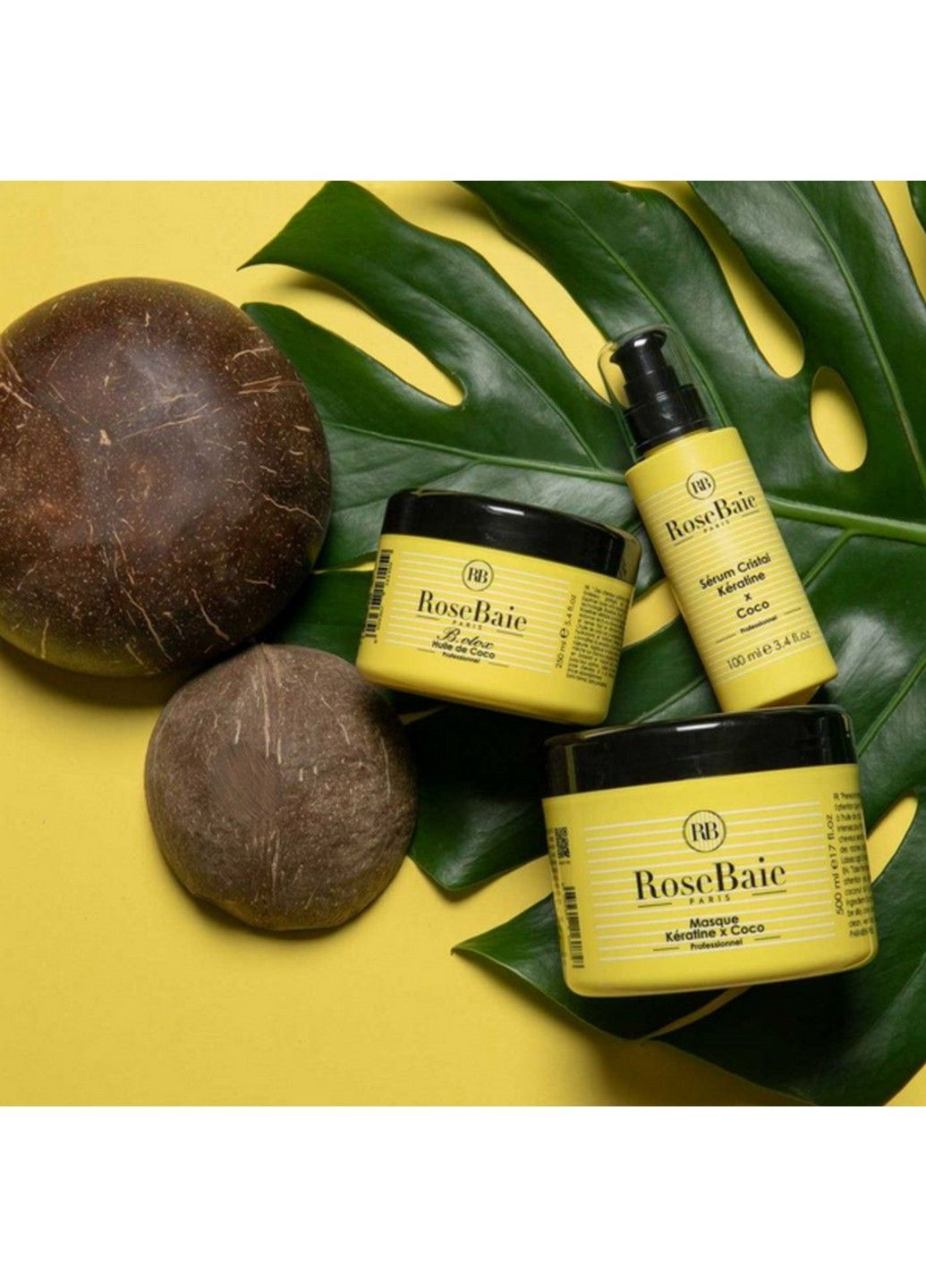 Сироватка для волосся кератин кокосова олія 100 мл RoseBaie (300491199)