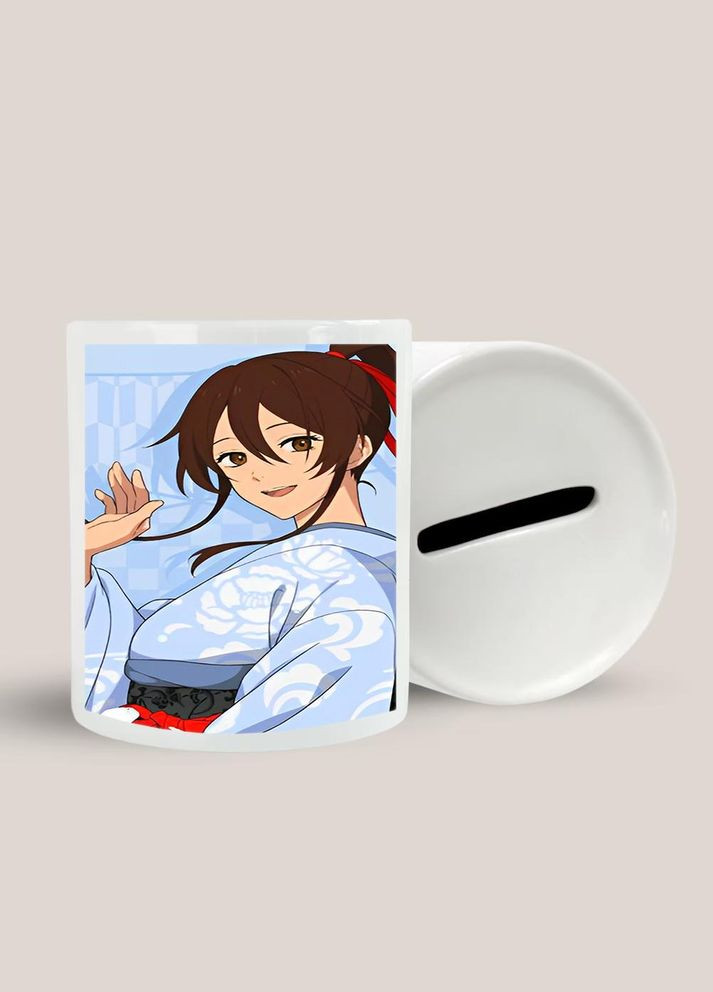 Скарбничка, копілка для грошей Аніме Пекельний рай #0008 біла керамічна No Brand (315043697)