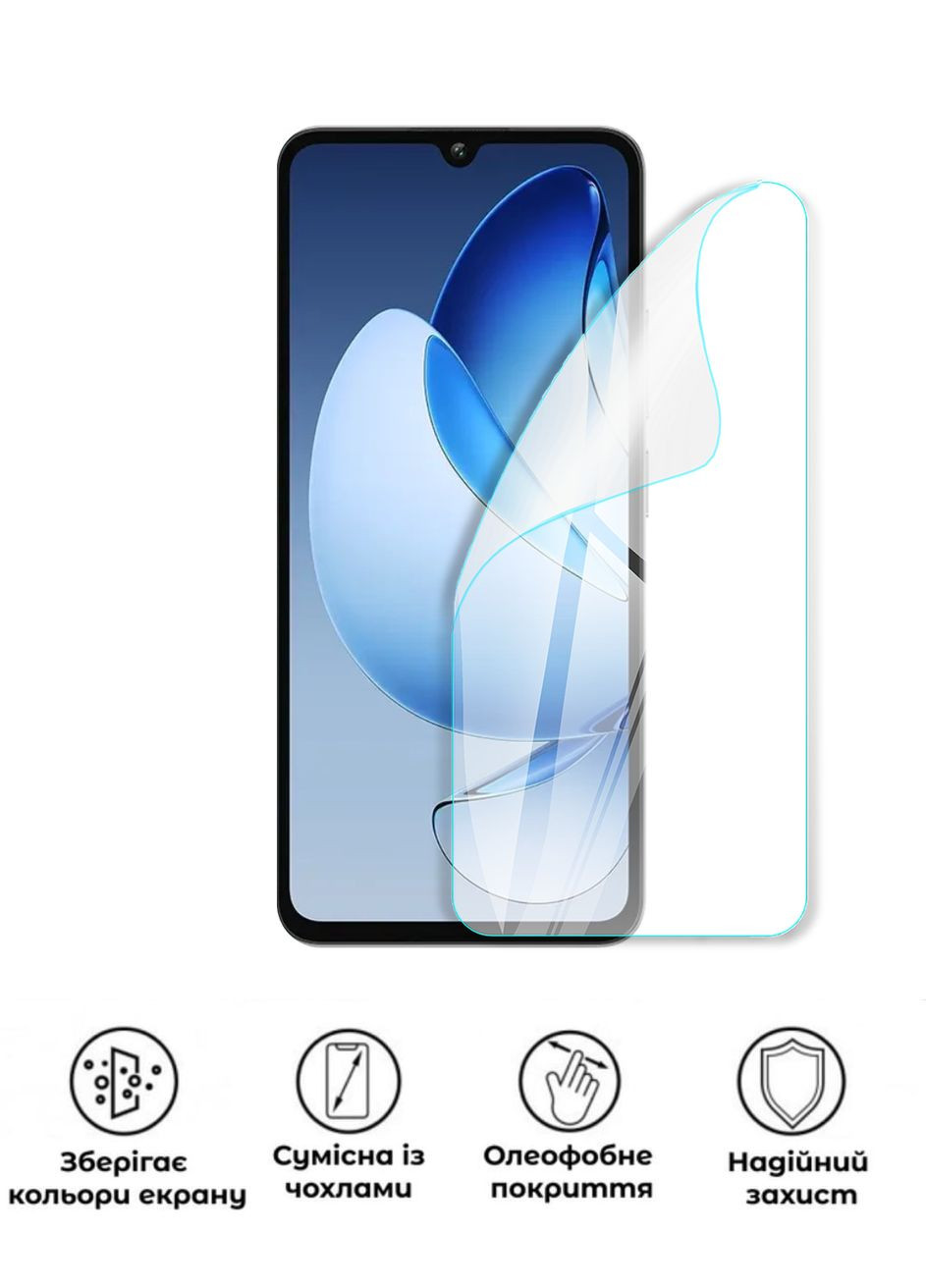 Захисна поліуретанова глянцева плівка Simple Armor на екран смартфона Oukitel C60 Pro GP (372588406)