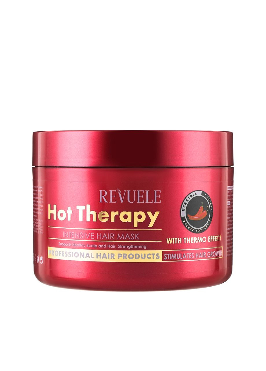 Інтенсивна маска для росту волосся з термоефектом, 500 мл REVUELE (302727845)