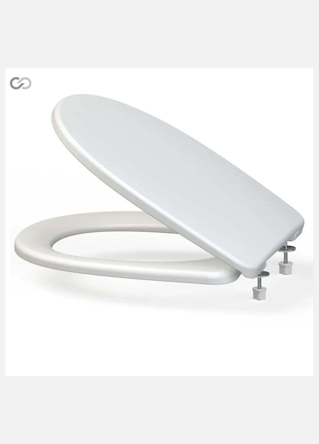 Сидіння для унітазу СП15-М з металевим кріпленням SoloPlast (340286090)