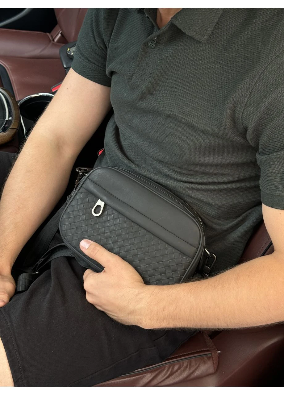 Сумка мужская Black Leather Bag No Brand (355342192)