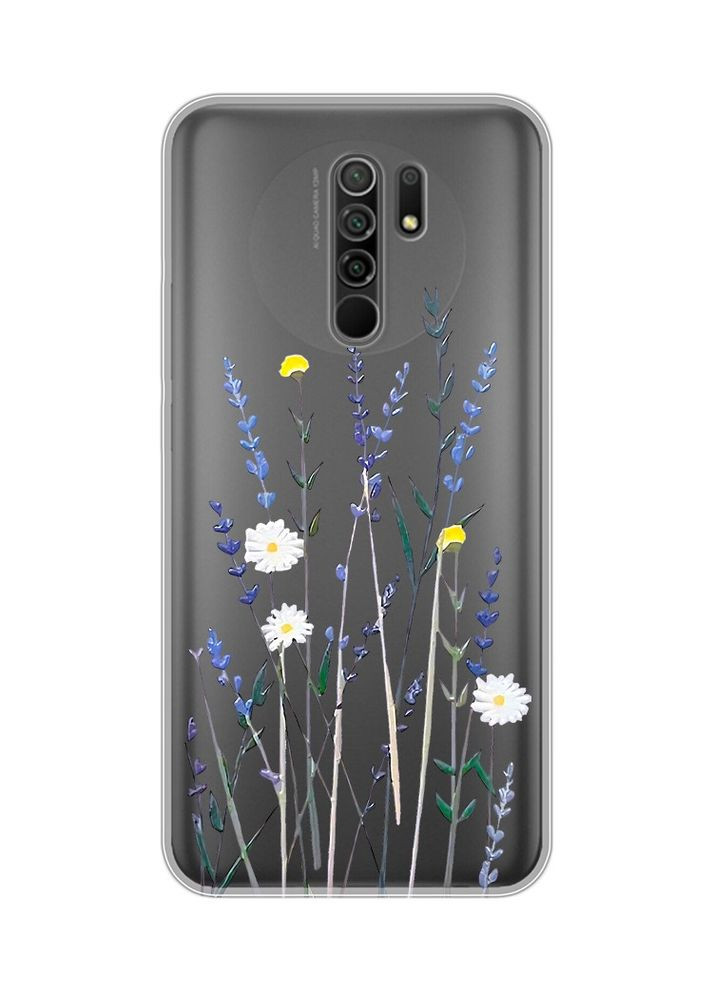 Прозорий чохол на Xiaomi Redmi 9:: Польові квіти (принт 270) Creative (360698501)