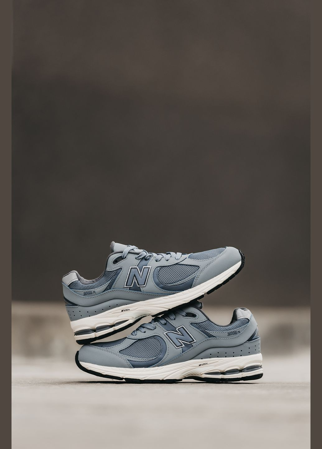 Сіро-голубі Осінні кросівки чоловічі No Brand