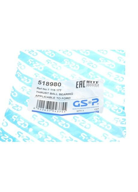 Підшипник амортизатора опорний Ford Mondeo III 00-07 518980 (opt-om) No Brand (342401958)