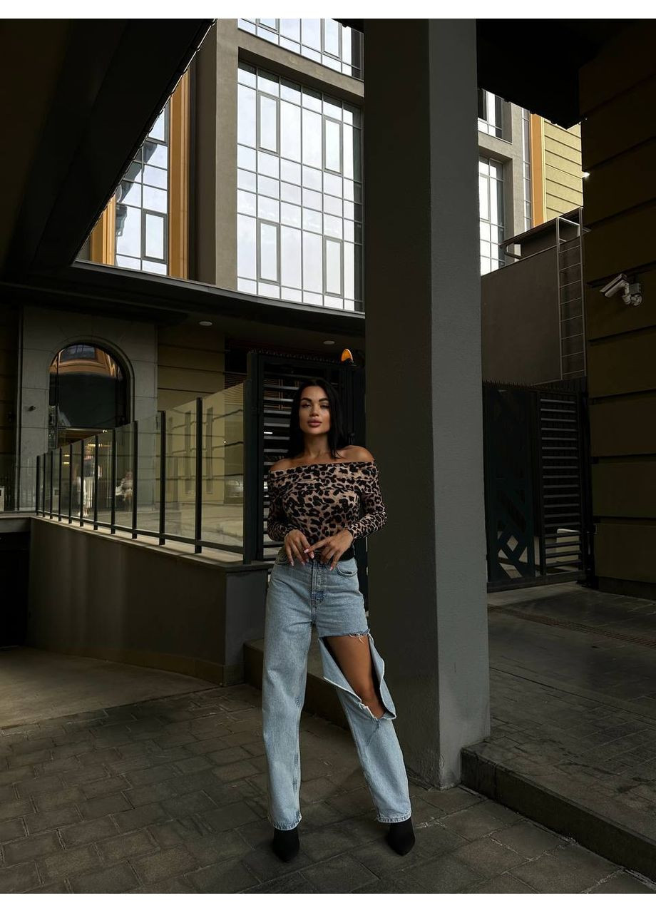 Лонгслив женский с открытыми плечами Style Point (353307480)