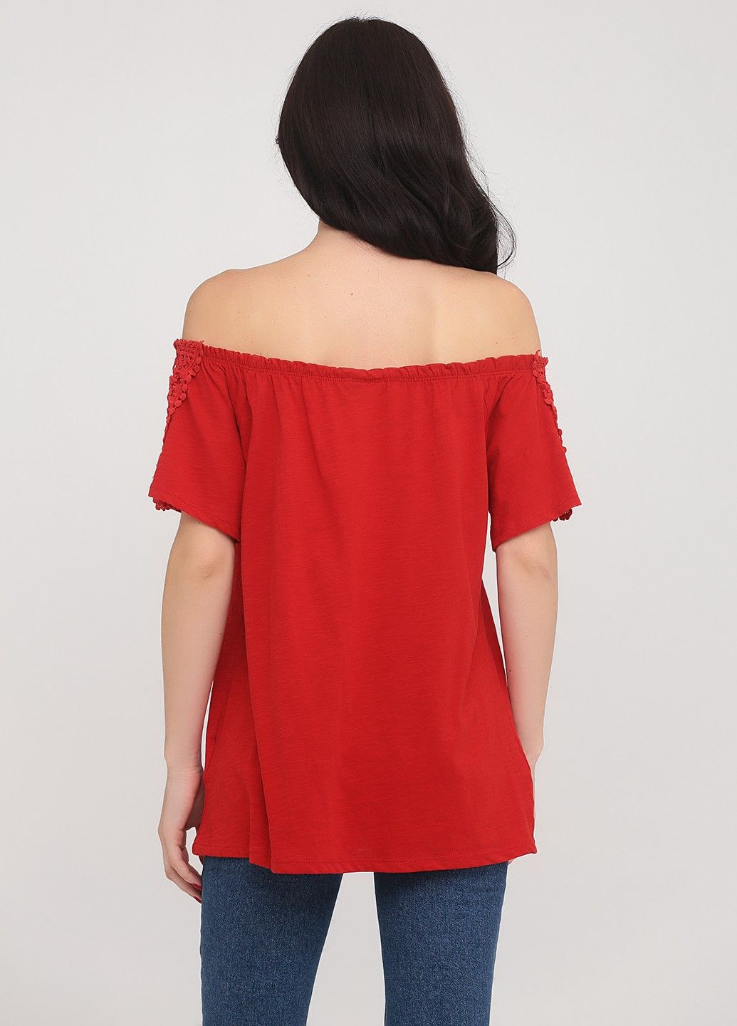 Красная блуза C&A
