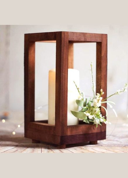 Фонарь садовый из дерева Асамара савоярди (СФН-001815) No Brand (328960267)