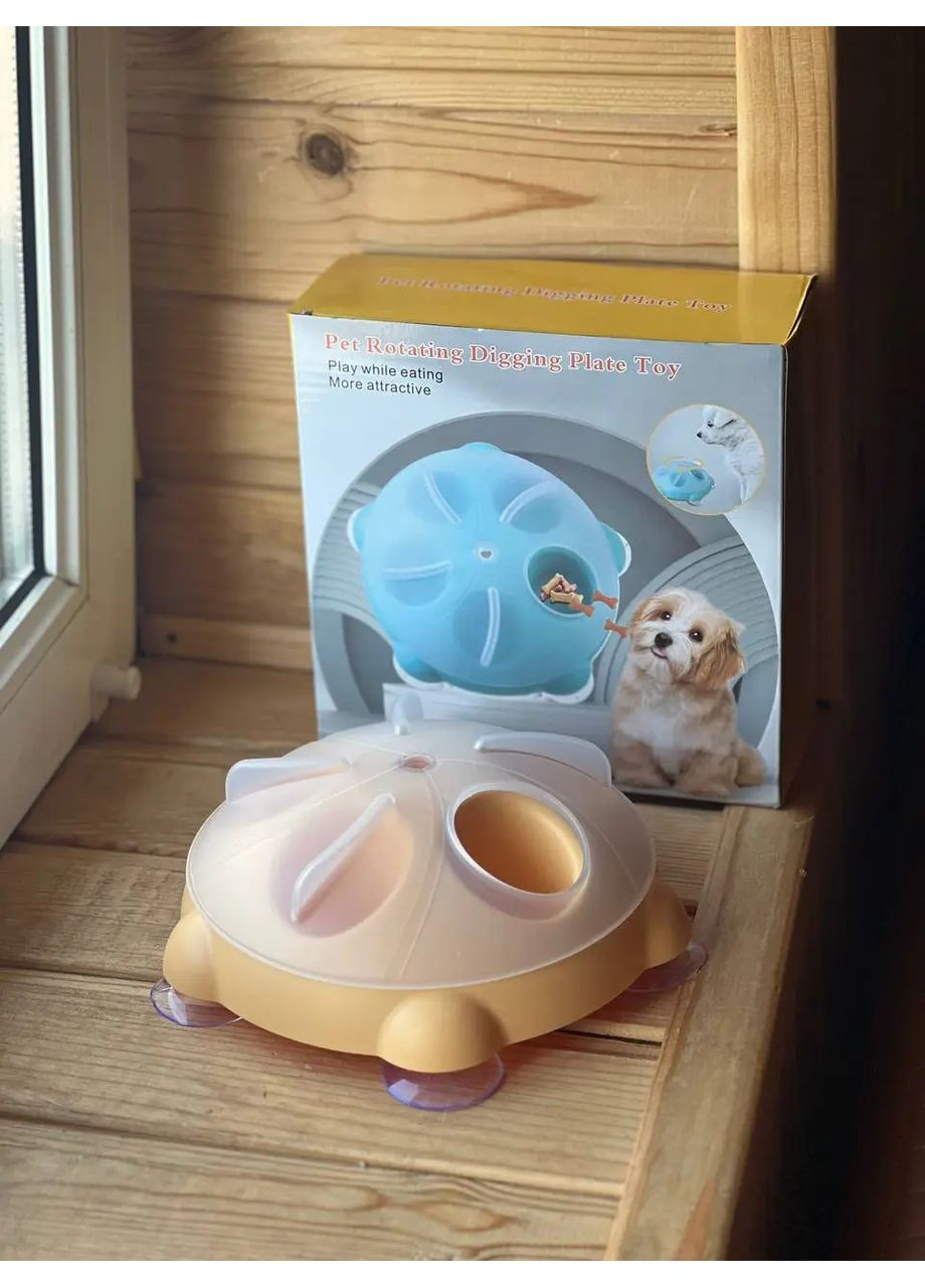 Кормушка для кошек с вращающейся головоломкой на 360градусов,Играшка для кота Hopestar (363831470)