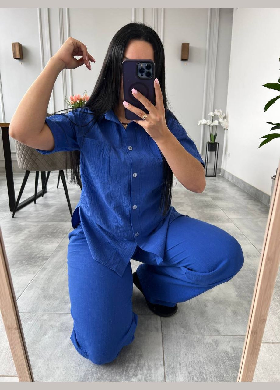 Жіночий костюм сорочка + штани Style Point (334709070)