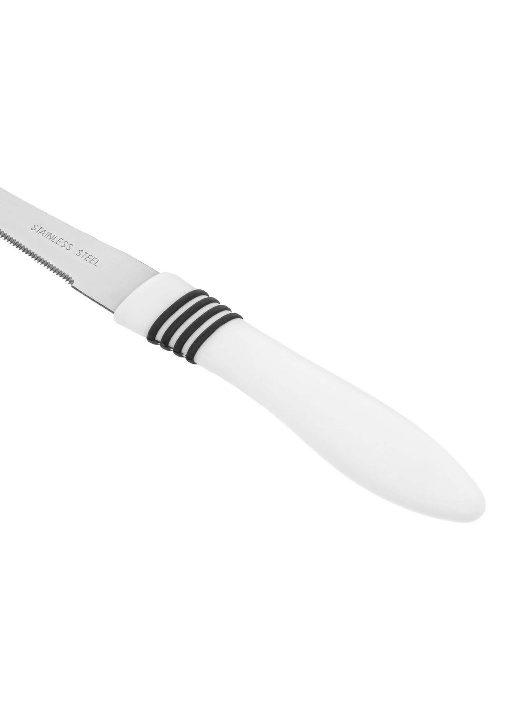 Набір ножів кухонних, 2 шт., для томатів та м'яких овочів Kitchen Master чорний, нержавіюча сталь, пластик