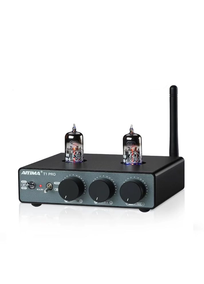 Предусилитель звука T1 Pro Black + блок питания 12V. Bluetooth 5.1 AIYIMA (330028808)