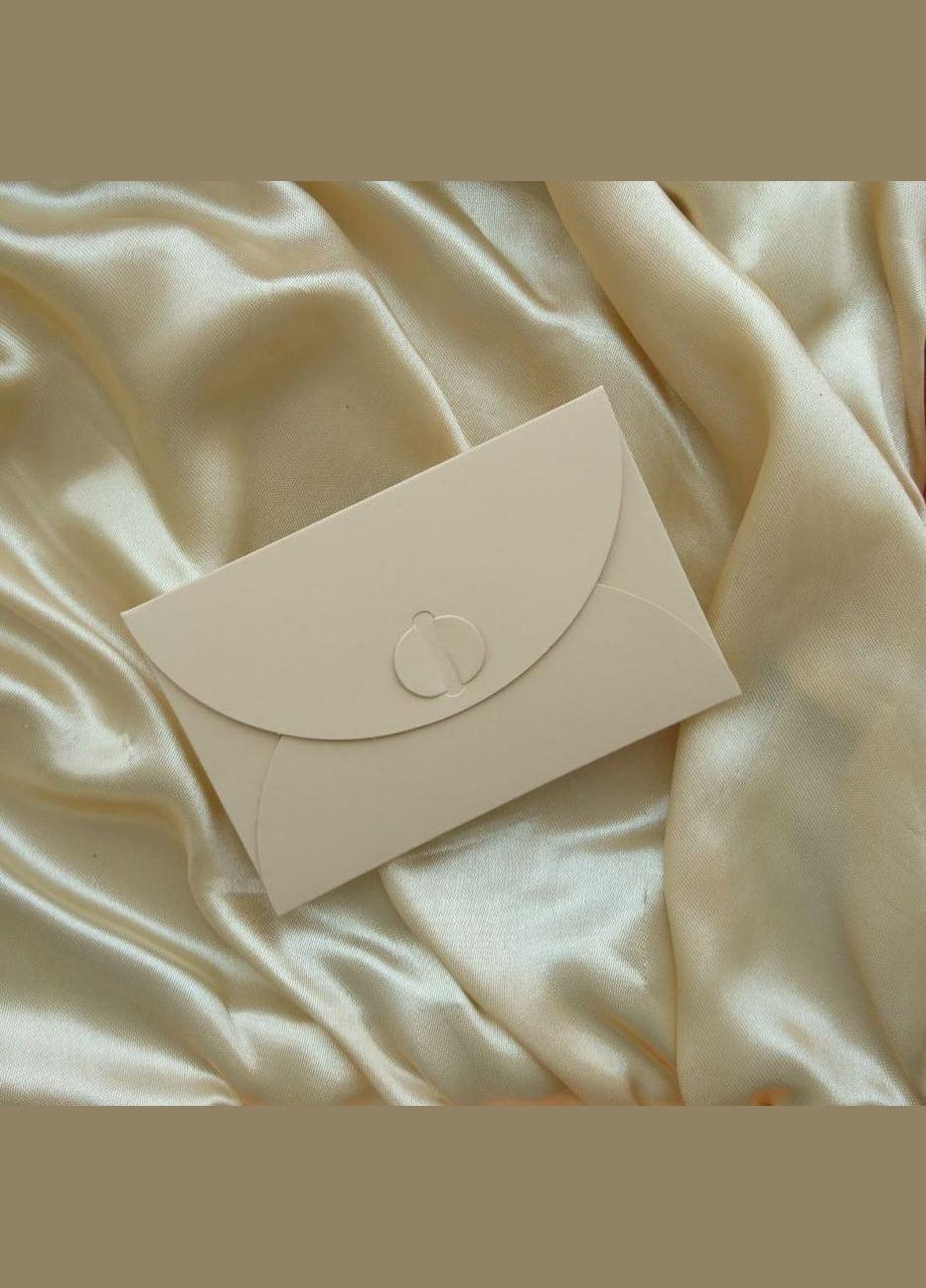 Подарунковий конверт 60х90 мм з кольорового дизайнерського картону, No Brand (326063672)