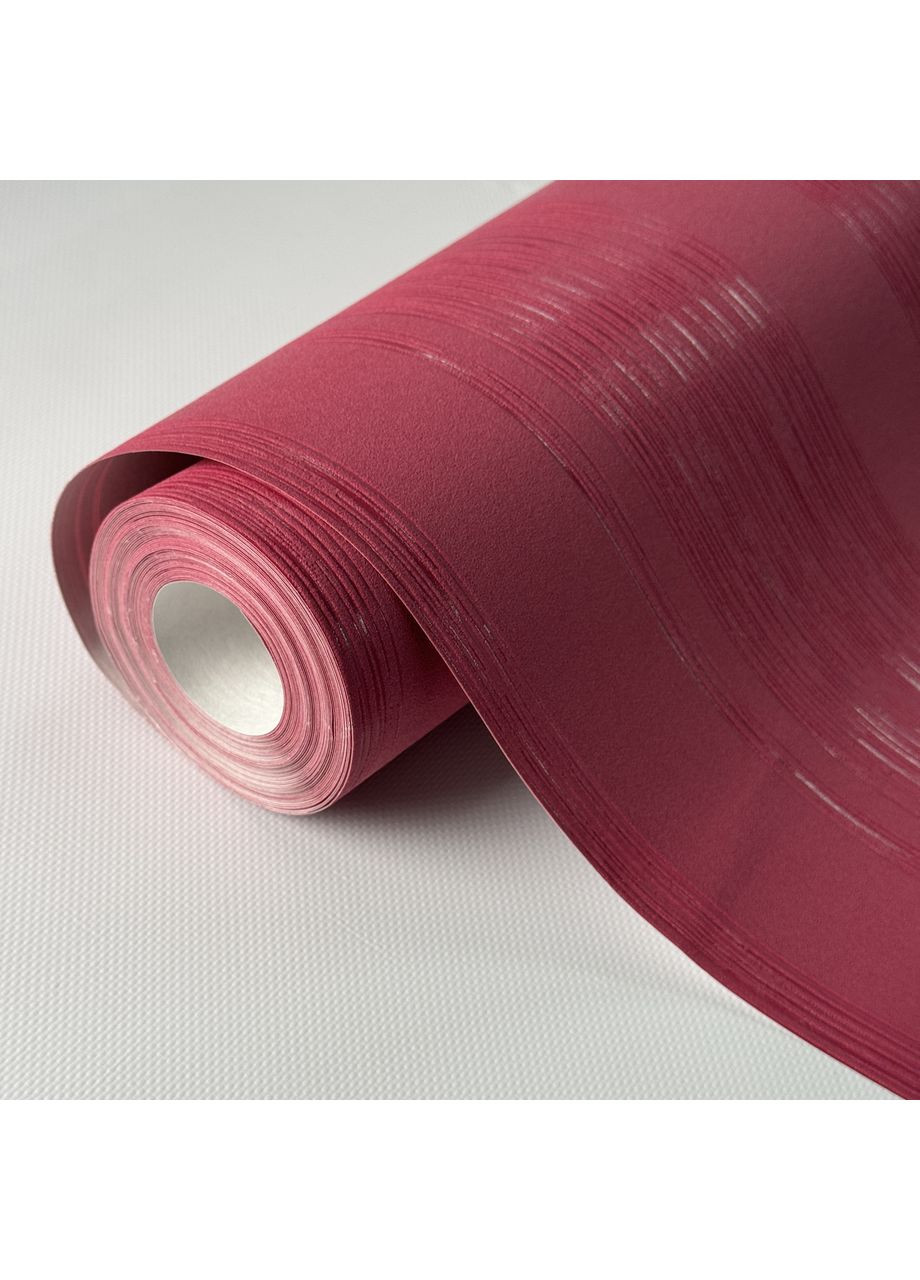 Шпалери вінілові на флізеліні 56722 рожеві однотонні 0.53×10.05 м MARBURG (371775612)