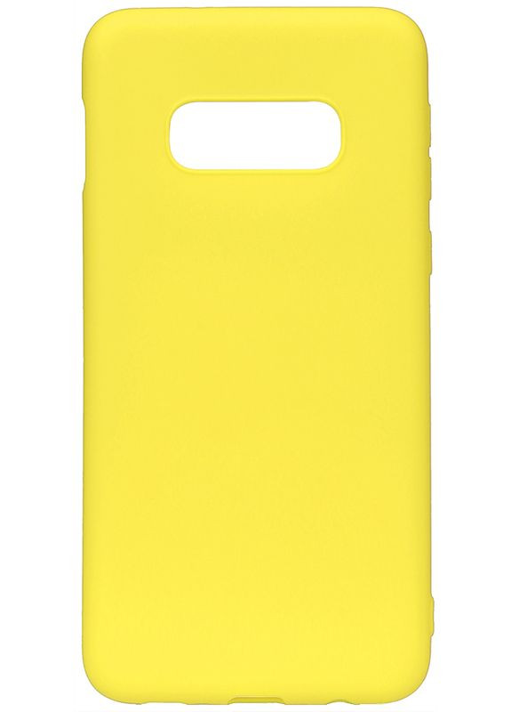 Чехолнакладка 1mm Matt TPU Case Samsung Galaxy S10e Yellow Toto (301783530)