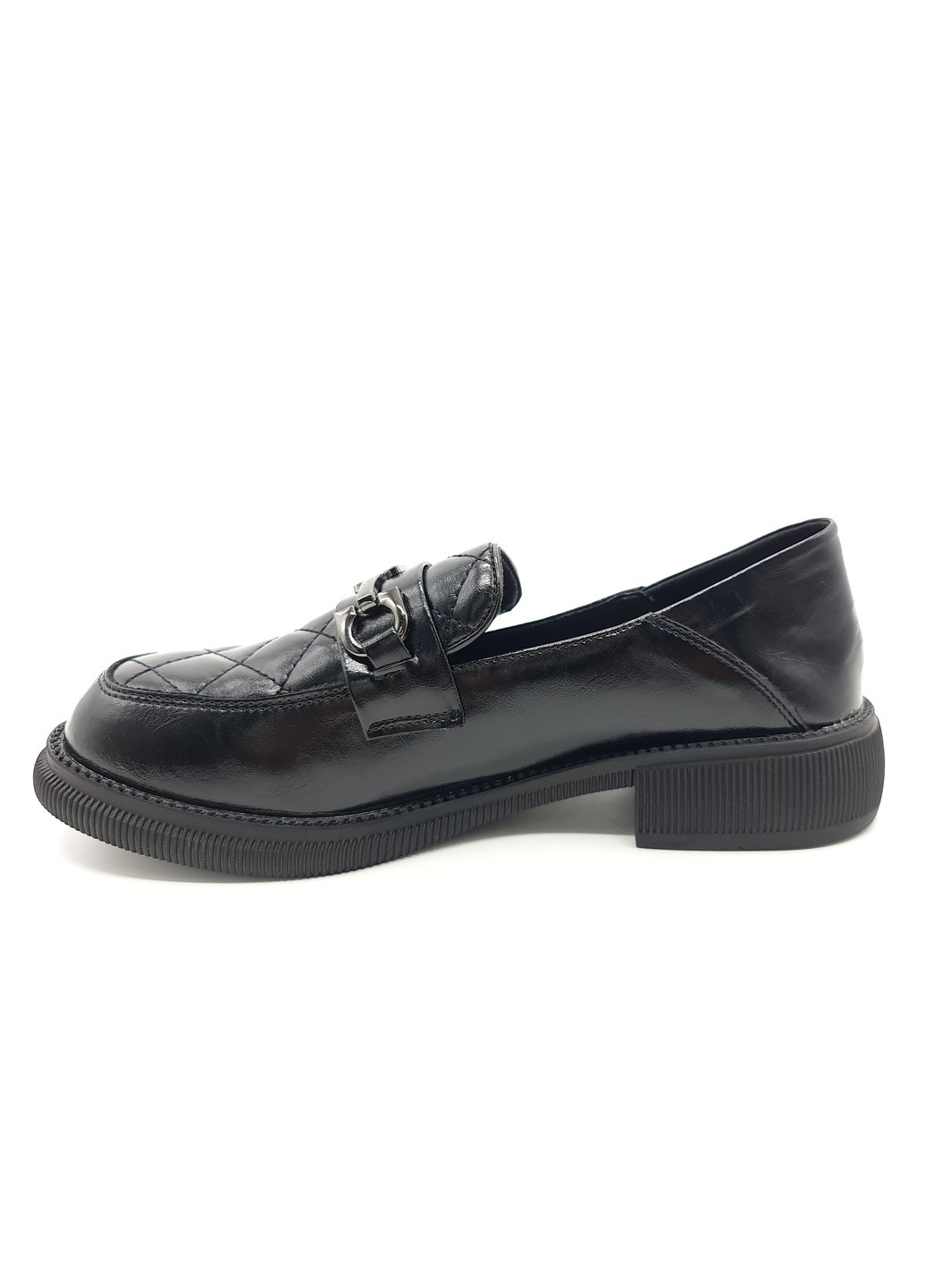 Женские туфли черные кожаные YA-18-10 23,5 см (р) Yalasou