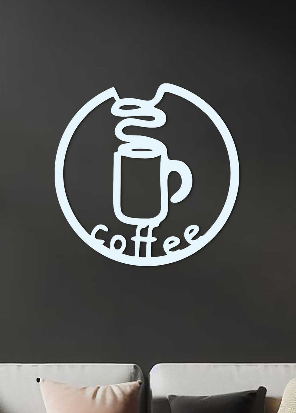 Современная картина на кухню, декор для комнаты "Дрип кофе", оригинальный подарок 20х20 см Woodyard (291842638)