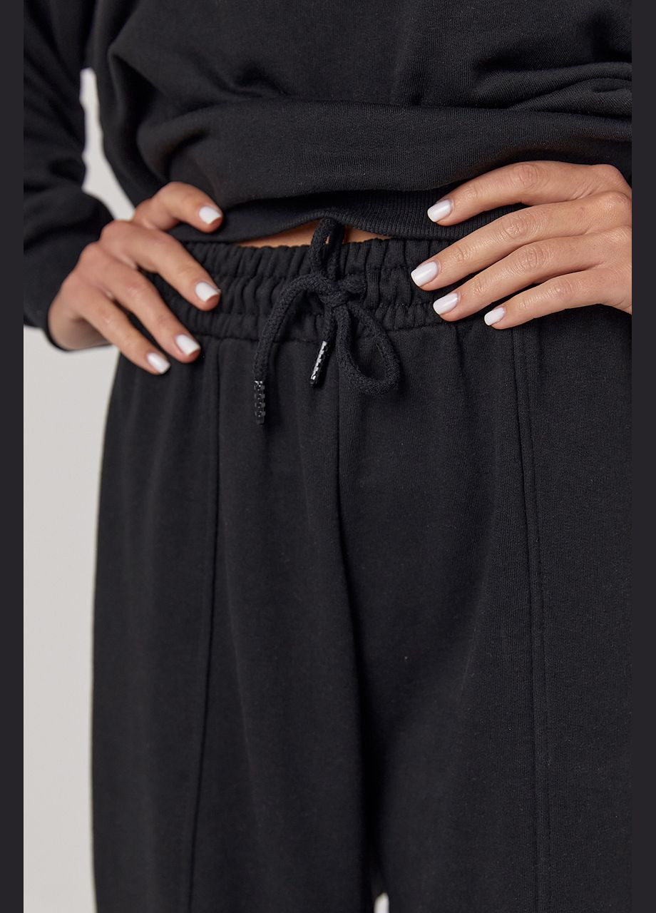 Спортивний костюм з прямими штанами та світшотом Lurex (300363889)