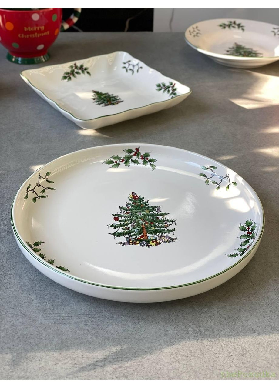 Тарелка "Елочка" глубокая 20 см гармонично сочетается с любым интерьером кухни. OSM (365549073)