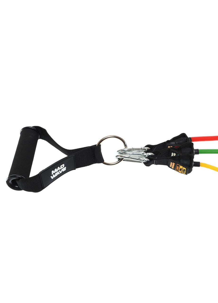Эспандер MadWave Dry Training MULTI set многофункциональный 3 жгута M077007000W (EVA, TPR, 3 жгута Mad Wave (354703090)
