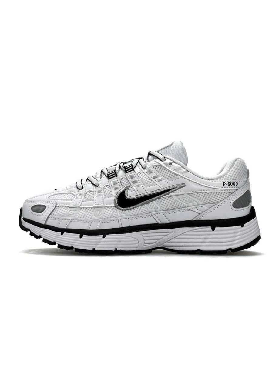 Кросівки жіночі Nike P-6000 White Black білі демісезони (379690042)