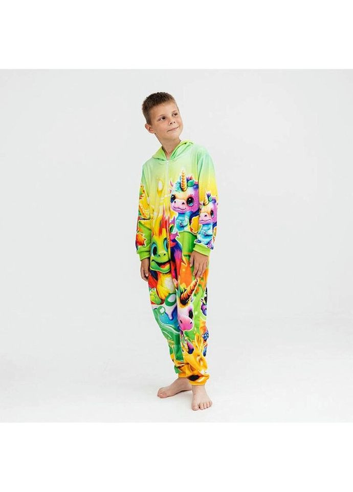 Кигуруми детское 3D Яркие Дракончики 4026, 1, 122 17492 122, см FlexDress (324623832)