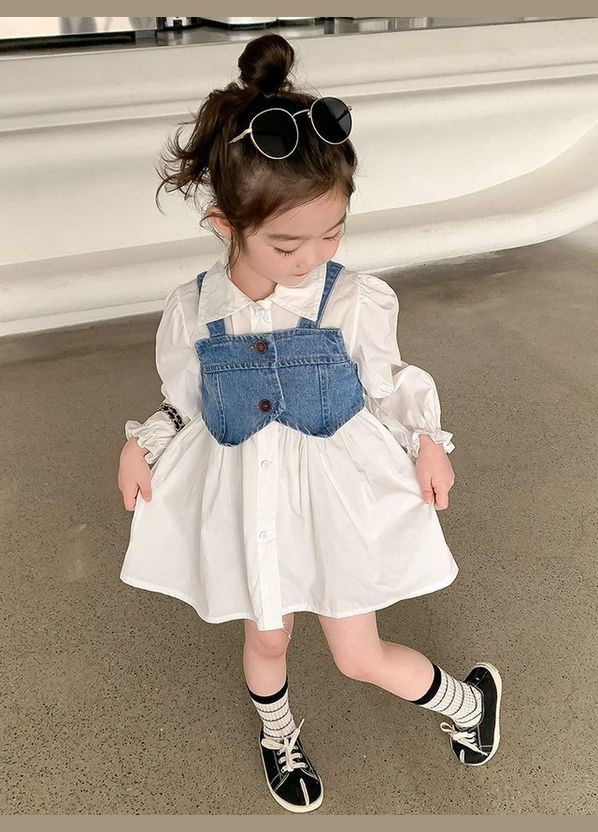 Біла сукня для дівчинки BabyStyle (338378779)