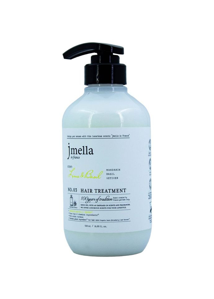 Кондиционер-маска парфюмированный In France Lime & Basil 500 мл Jmella (340401795)
