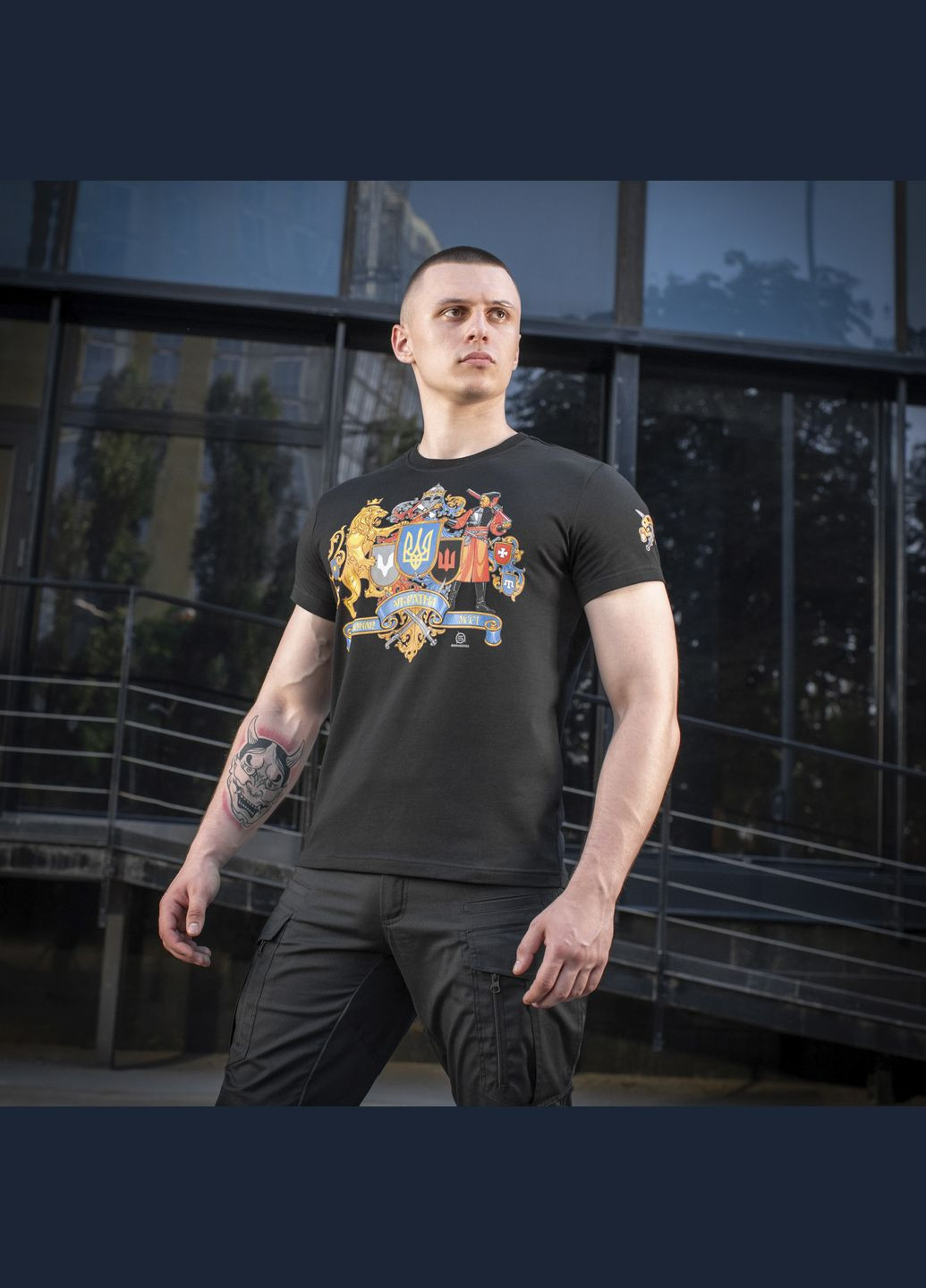 Футболка Украина больше всего! Black () M-TAC (303410638)