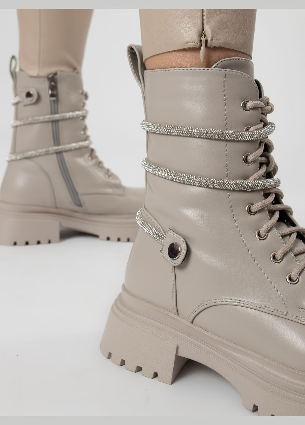 Зимние ботинки (1760ц) STEFANIYA из искусственной кожи