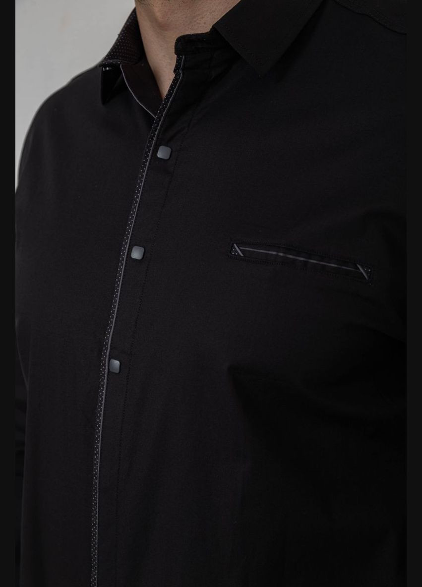 Черная рубашка Ager