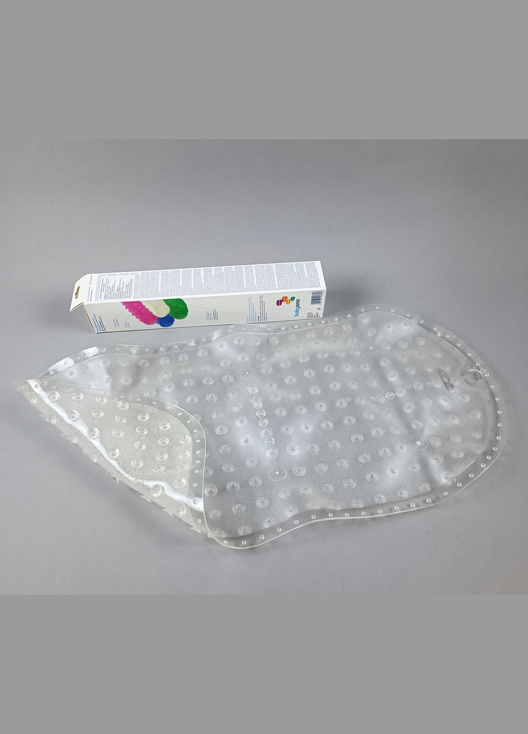 Дитячий закривний килимок у ванну клиimок для ванної протіківзкий "Прозорий" BabyOno 1346/02, 70 см х 35 см Lindo (362575234)