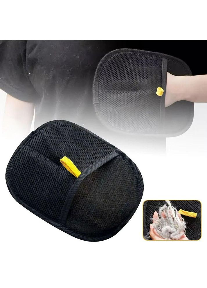 Рукавичка для видалення шерсті і волося з поверхонь двостороння антистатична 20×12 см No Brand (351902797)