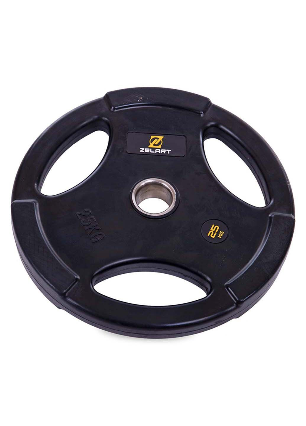 Блины диски обрезиненные TA-2673 25 кг Zelart (286043438)