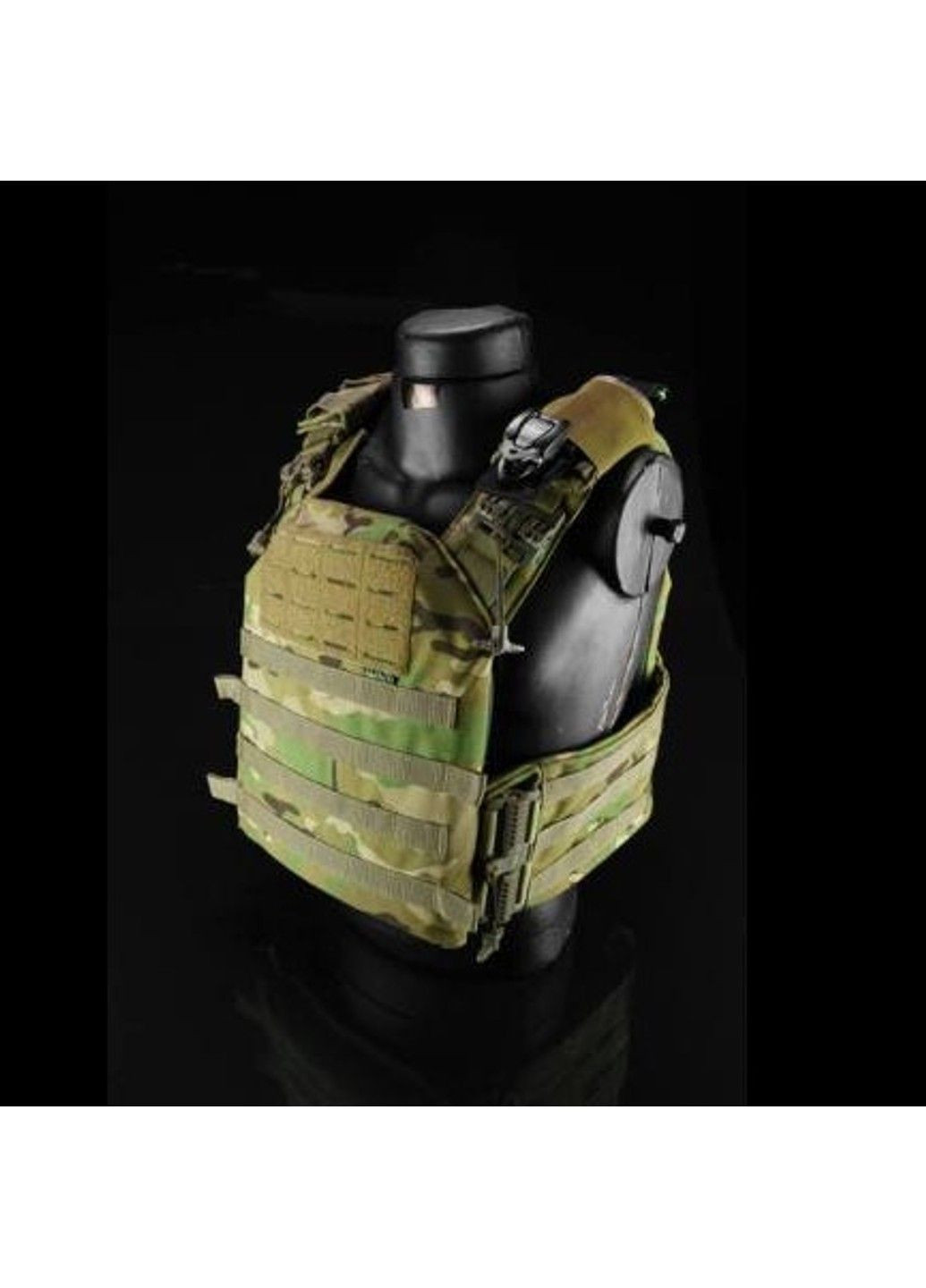 Тактическая плитоноска жилет с быстрым сбросом Cordura 1000D (без плит) Мультикам No Brand (332636761)