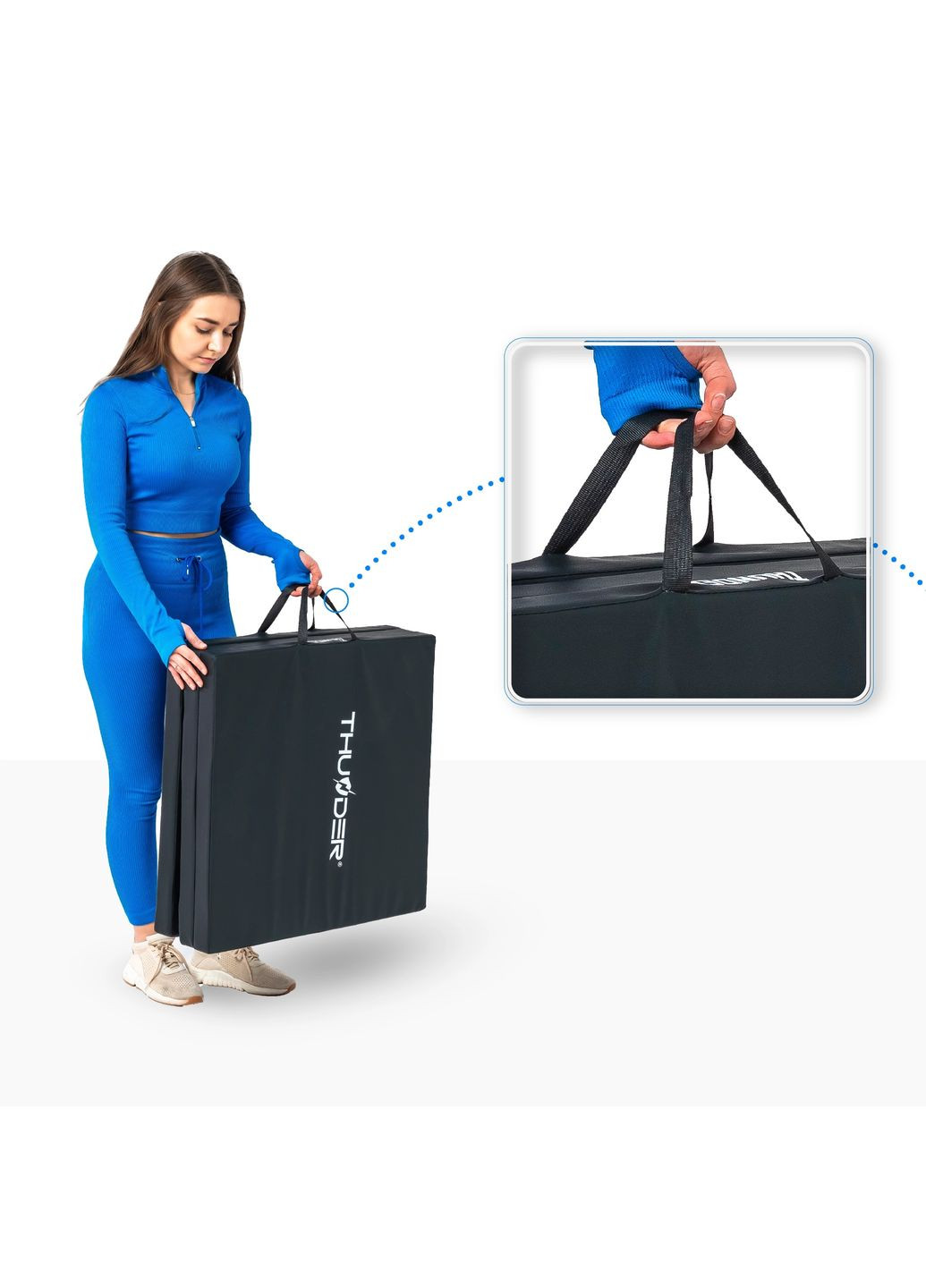 Мат гімнастичний MG-02, 180 х 60 х 5 см, Thunder (338424381)