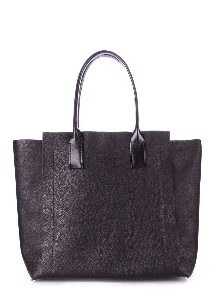 Жіноча шкіряна сумка Legend чорна PoolParty (372657658)