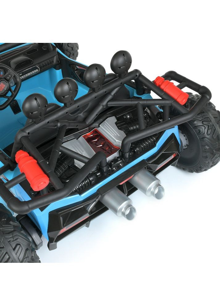 Дитячий електромобіль Баггі Racer JS3168EBLR-4 (24V), двомісний. Блакитний Bambi (285716368)