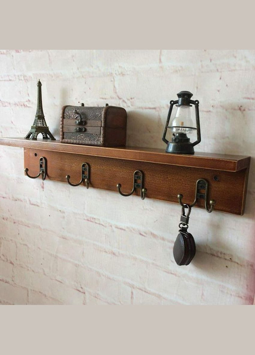 Вешалка для одежды из дерева Бари капучино (ВДО-003309) No Brand (327867026)