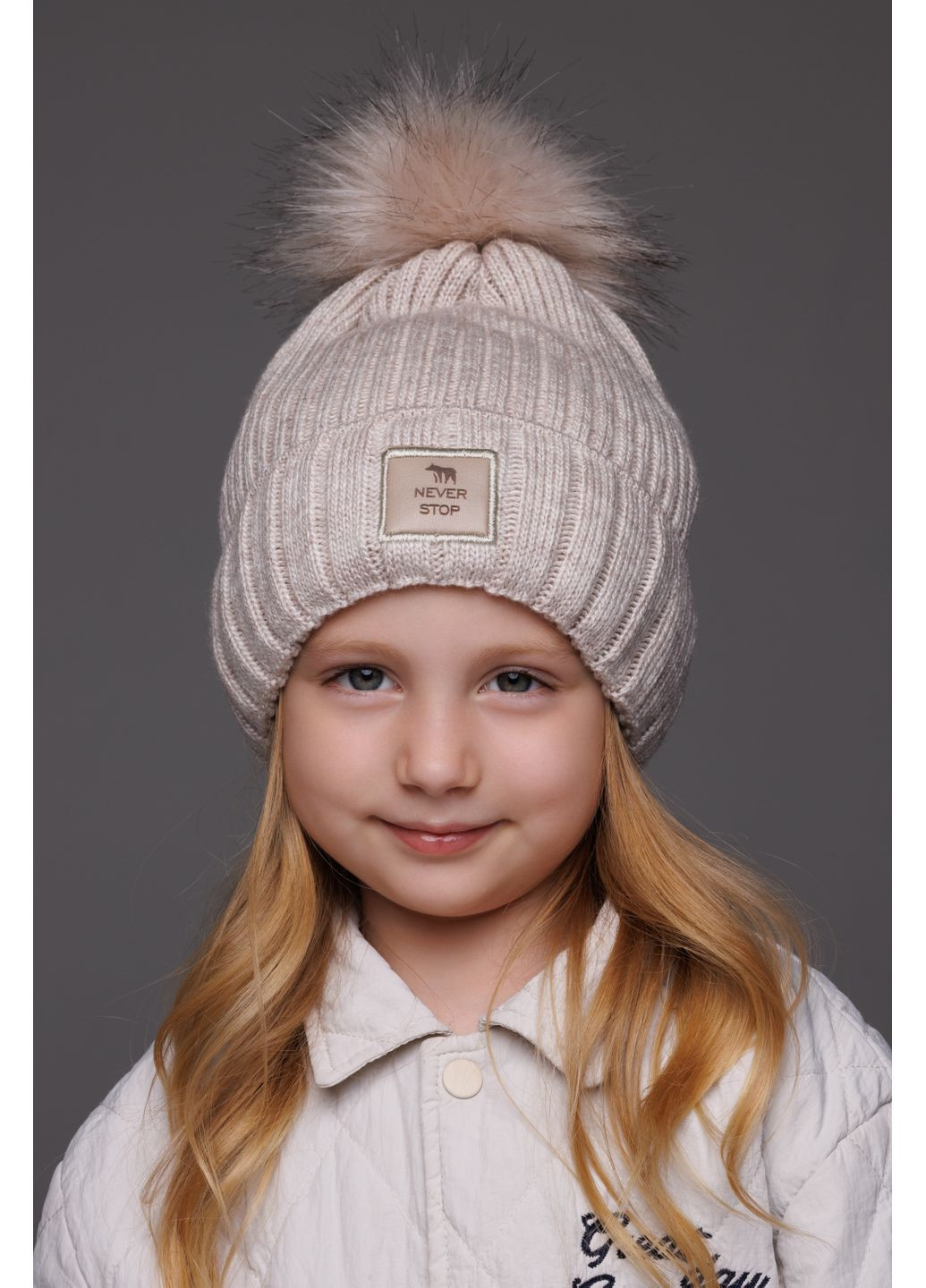 Шапка для дівчинки Барбара K136 50-52 см. Alex K136-32 (364302672)