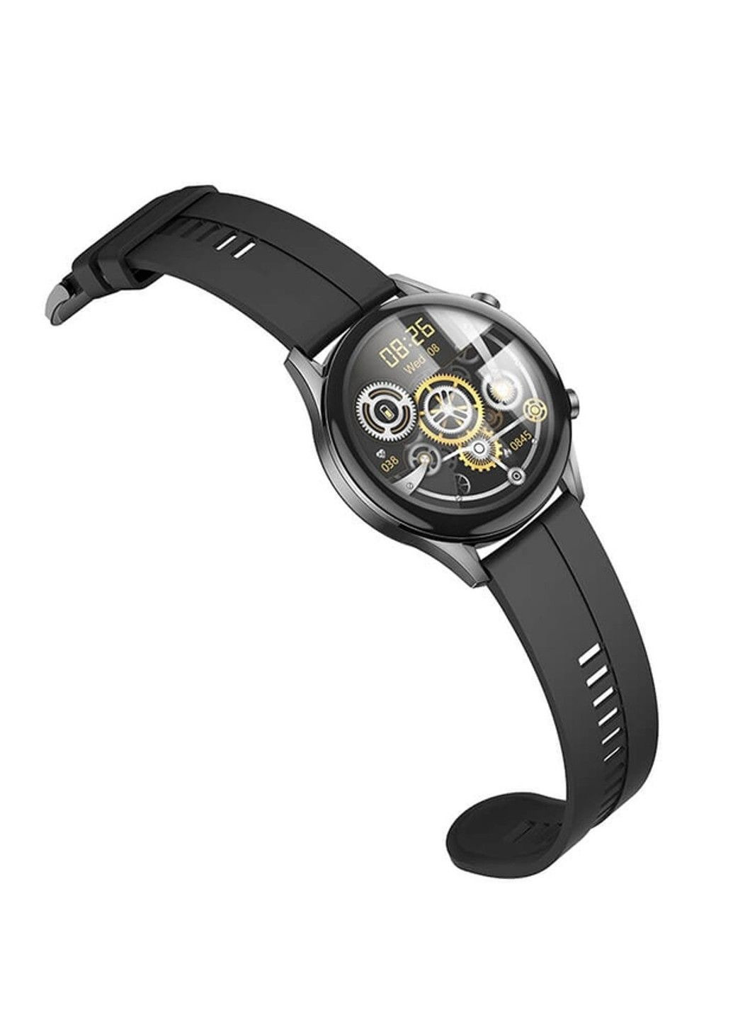 Розумний годинник Smart Watch Y7 + магнітна зарядка (Чорний) Hoco (313653949)