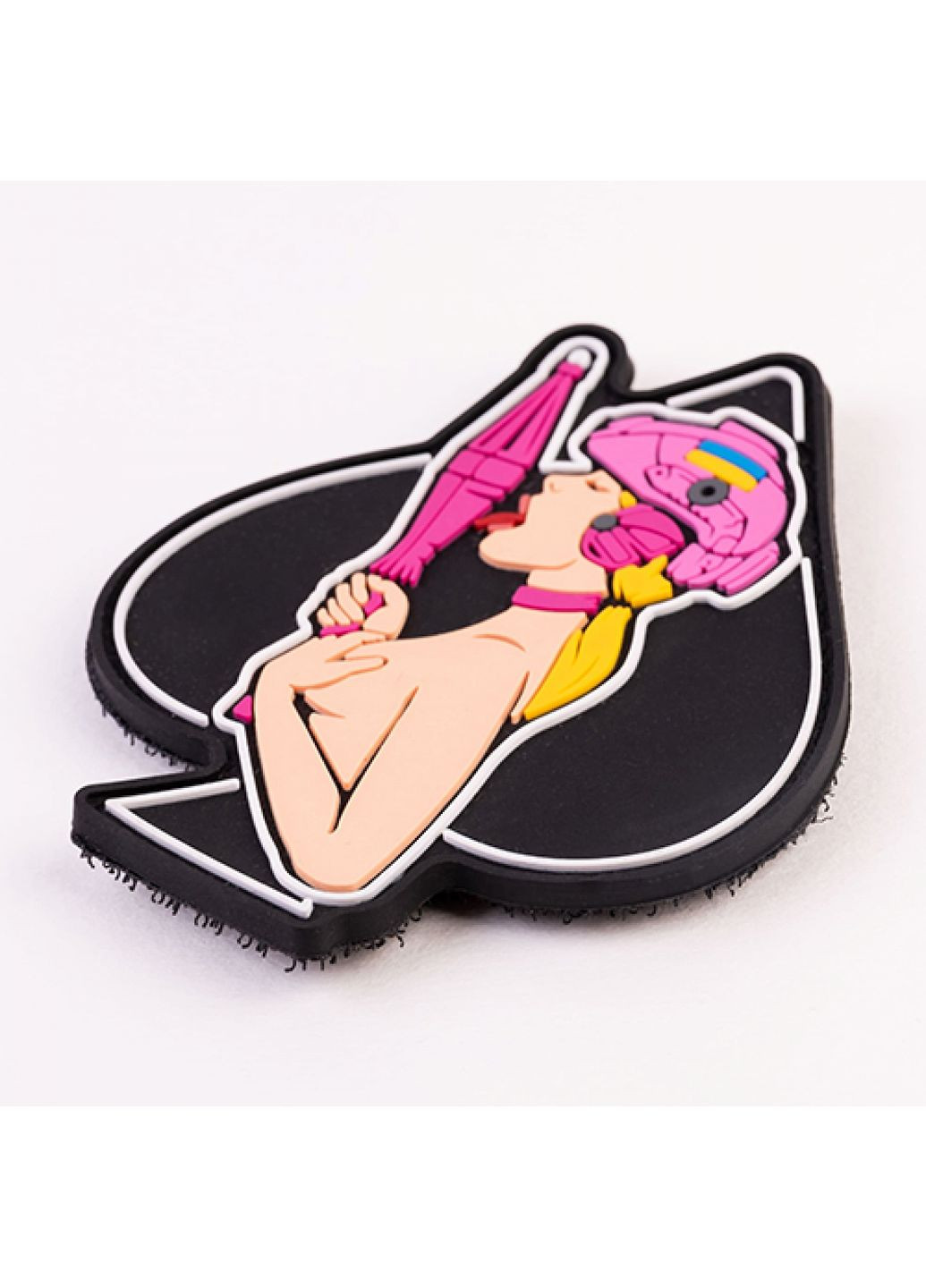 Патч/Шеврон Девушка-пика (розовая) (1087) Dobroznak (366963055)