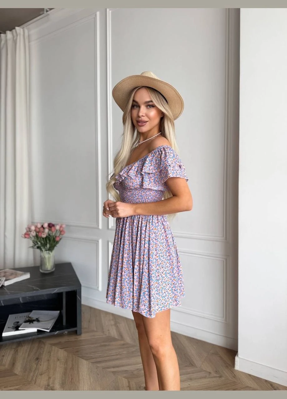 Бузкова літня сукня міні Fashion