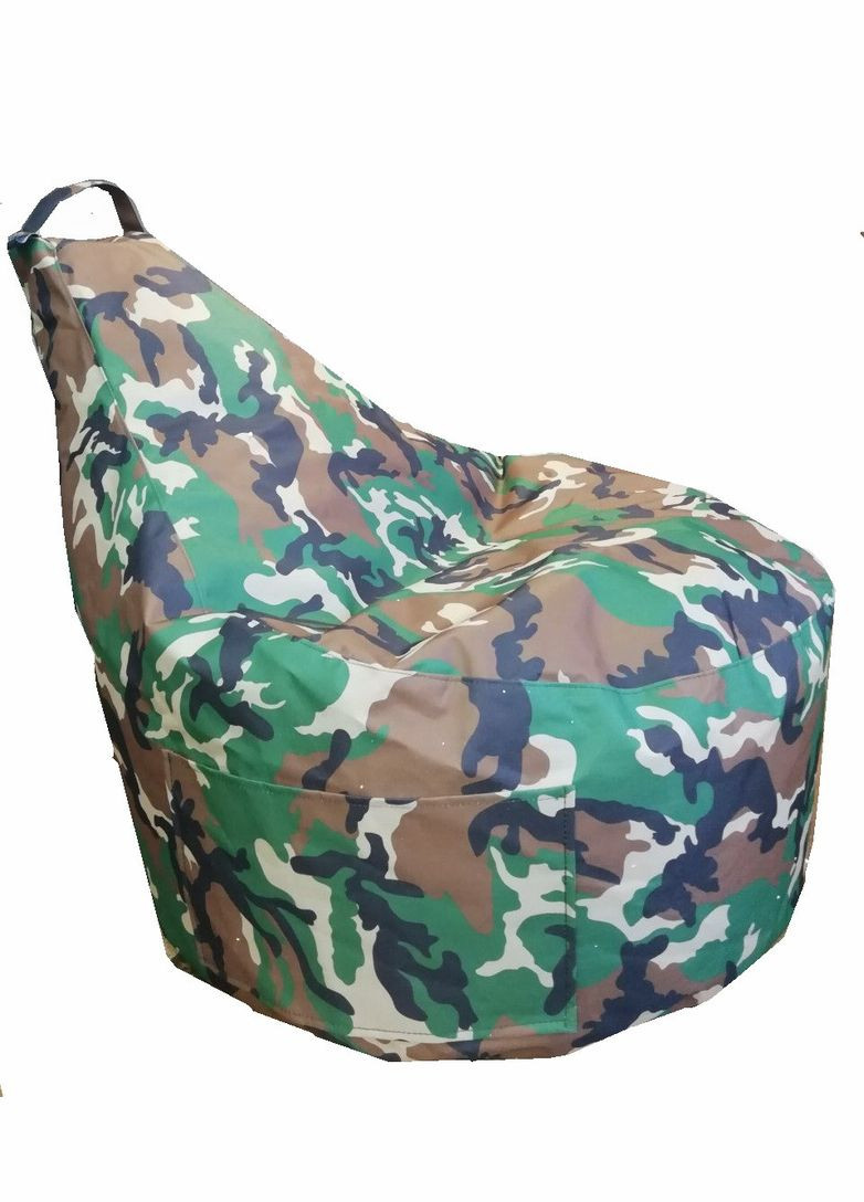 Кресло мешок Люкскомфорт с карманом Хаки No Brand (289533839)
