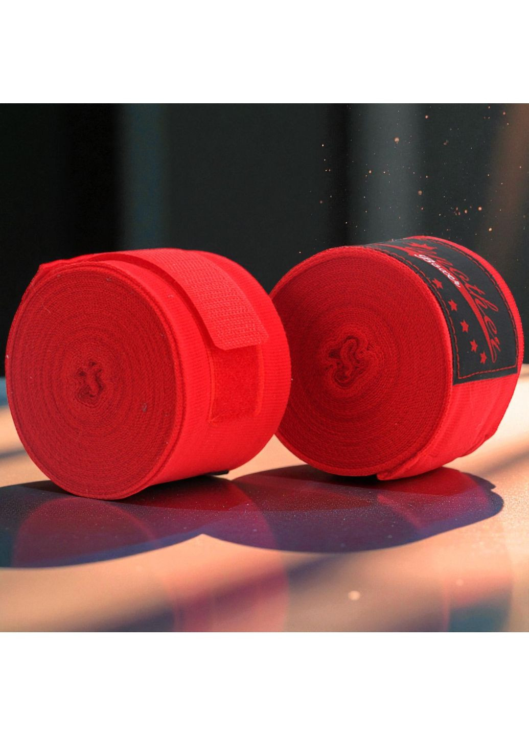 Бинты боксерские Another Boxer для ММА кикбоксинга тайского бокса повязки под перчатки 5 м Красные 2_5_5m_2C No Brand (371813615)