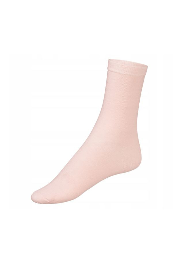 Рожеві шкарпетки бавовняні високі для жінки creora® 464504-1 рожевий Esmara (367261843)